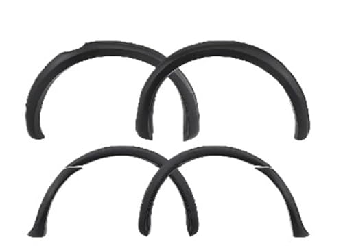 Bavettes pour Ford Ranger 2015-2018 noirs mats, élargisseurs ailes T7 PX2 MK2