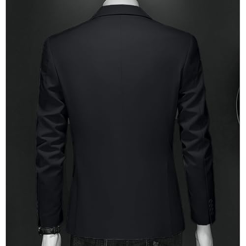 Men's Slim Fit Stylish Blazer Business Casual Versatile Suit Jacket Solid Color Plus Size Banquet Sport Coat4