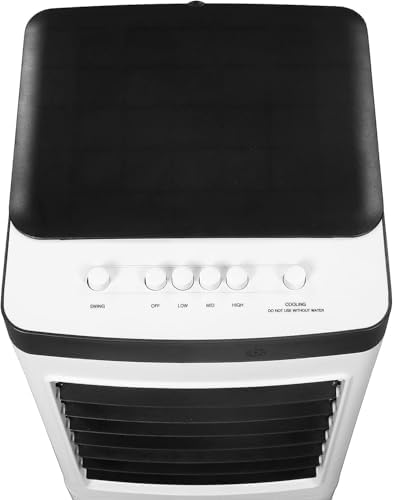 Condizionatore d'aria portatile 10L serbatoio, refrigeratore di stanza senza ventilazione con 3 velocità, refrigeratore da scrivania efficiente dal funzionamento energetico per l'ufficio domestico, fu