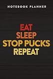 goalie maske folieren  Notebook planner Eat Sleep Stop Pucks Repeat Funny Hockey Goalie Mask Gift good: Financial,Paycheck Budget,To Do List,6x9 in ,Business,Paycheck Budget,Daily Journal