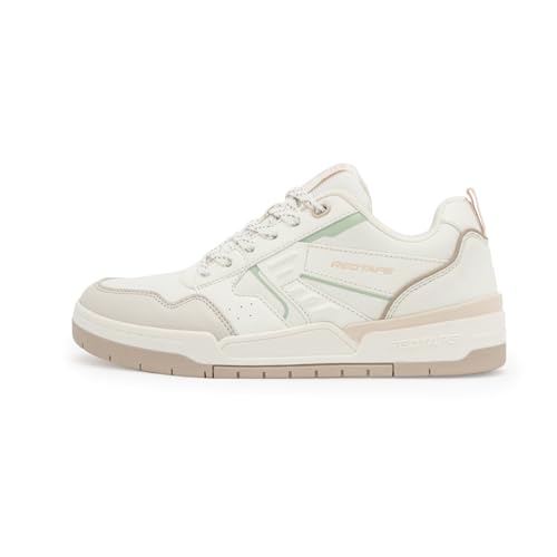 Image of Red Tape Casual Sneaker Shoes for Women | Classic Rounded Front & Cushioned Impact White /Pink