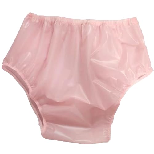 TAPIVA Adult Incontinence Pants/PVC Waterproof Diapers/Wide Stretch Legs/Reusable and Soft Surface Thongs/Suitable for Men and Women
