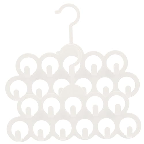 NAMOARLY 2Pcs Multi Purpose Closet Organizer Hangers Material for Efficient Space Saving Bathroom College Dorm Closet Essential Storage for Belts and More