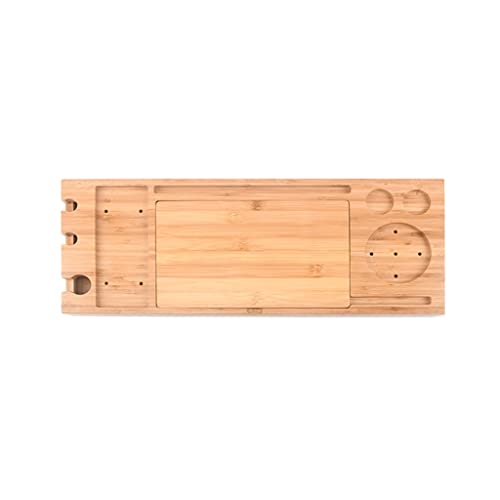 Estante para bañera, Tablero de Mesa para bañera, Estante para Espejo de baño, Soporte para Bandeja para bañera para teléfono móvil (D 50)