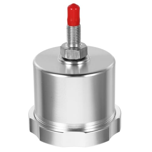 Ipetboom Tanque de Líquido de Frenos Hidráulico para Coche Depósito de Aceite de Freno Color Plateado para Automóviles de Competición y Drift