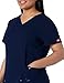 Dickies Women's Xtreme Stretch Junior Fit V-Neck, Navy, X-Large