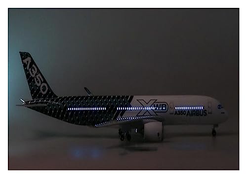 Avión de Resina de plástico fundido a presión A350 XWB a escala con luces para maquetas