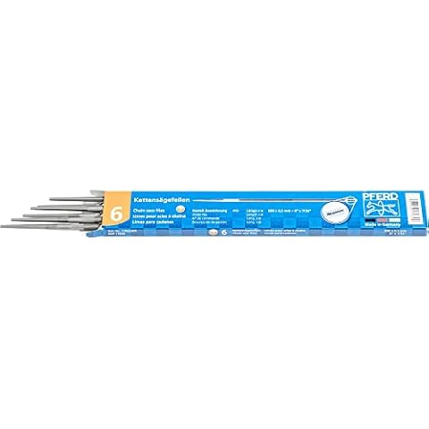 PFERD Chain Saw File, Round, 8 inch x 7/32 inch, Spiral Cut, Classic Line, 17039 – for Manually Sharpening Chain Saws Cover