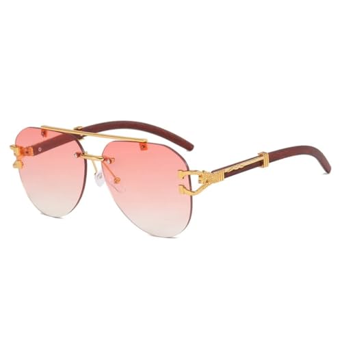 Lunettes rétro sans monture légères contre la fatigue oculaire