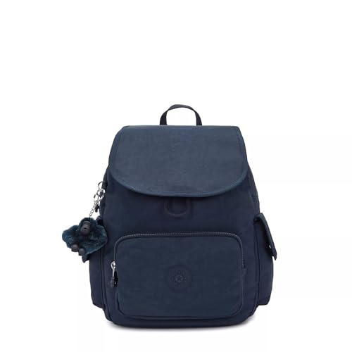 Kipling Mochila feminina pequena bolsa urbana, mochila leve e versátil, bolsa escolar de nylon, Azul Bleu 2, Small, Mochila feminina pequena bolsa urbana, mochila leve e versátil, bolsa escolar de nylon
