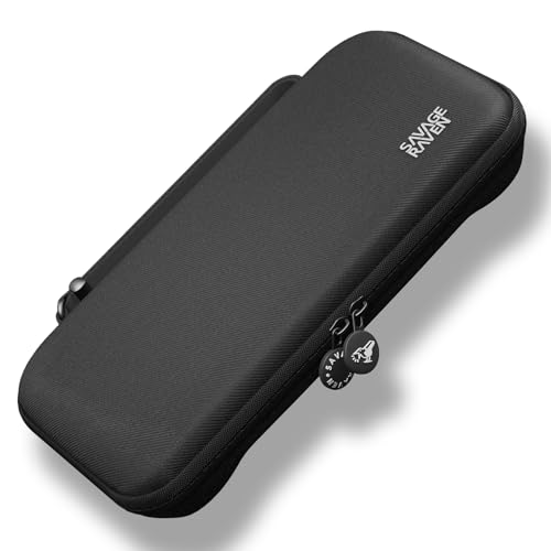 SAVAGE RAVEN by Skull & Co. Every Day Slim Carrying Case for Nintendo Switch 2: Portable Hard Shell Protective Travel Gaming Console Protection Case  Black