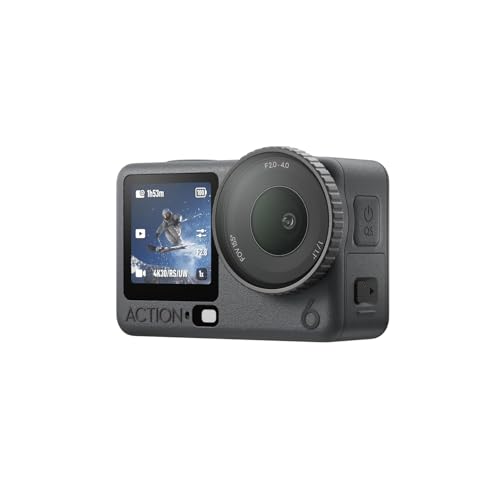 Image of DJ I Osmo Action 6 Adventure Combo, Action Camera with 1 /1.1 inch Square Sensor, Variable Aperture of f /2.0-f /4.0, Cold-Resistant, 4hrs Battery, Action Camera 4K Ideal for Quick Capture of Exciting Moment