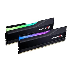 G.SKILL Trident Z5 RGB Series (Intel XMP 3.0) DDR5 RAM 32GB (2x16GB) 6400MT/s CL32-39-39-102 1.40V Desktop Computer Memory UDIMM – Matte Black (F5-6400J3239G16GA2-TZ5RK)