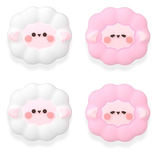 MatoSan® Lot de 4 capuchons de joystick compatibles avec Nintendo Switch Grip Joy Con Grip Thumbstick Grip Switch Lite OLED Accessoires Thumb Grips Nintendo Switch (Cute Sheep) MatoSan® Lot de 4 capuchons de joystick compatibles avec Nintendo Switch Grip Joy Con Grip Thumbstick Grip Switch Lite OLED Accessoires Thumb Grips Nintendo Switch (Cute Sheep)