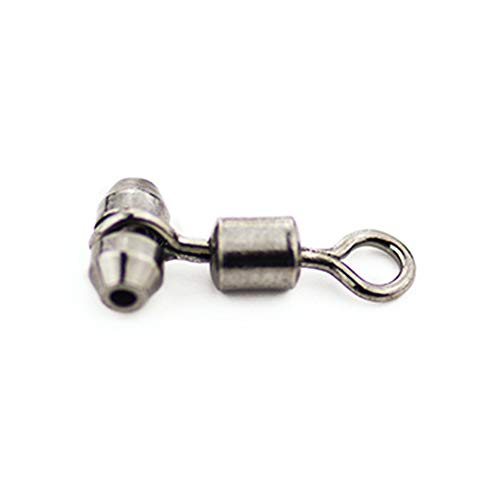 Tyrrdtrd, anelli girevoli da pesca, 10 pezzi, in