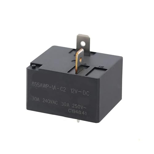 Relais 4 broches 12V 30A haute puissance 855AWP1AC2 pour sécuriser les circuits de chauffe-eau
