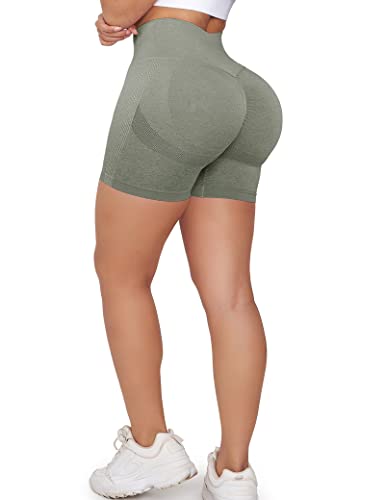 ZAAYO Scrunch Butt Sports Shorts F¨¹r Damen Push Up Booty Nahtlos Biker...