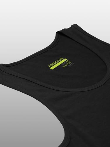 Image of Freecultr Vest for Men | Bamboo Sleeveless Super Soft Round Neck Gym Comfort Vests | Workout Regular Fit Innerwear | Breathable Sando with Long Hemline | Set of Three Pieces