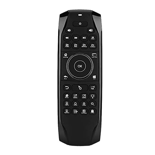 Air Mouse, 2.4G Bakgrundsbelyst Mini Trådlöst Tangentbord Fly Mouse Smart TV Remote, Air Remote Keyboard Mouse för Datorer, Projektorer, Android TV Set-top Boxes, HTPCs