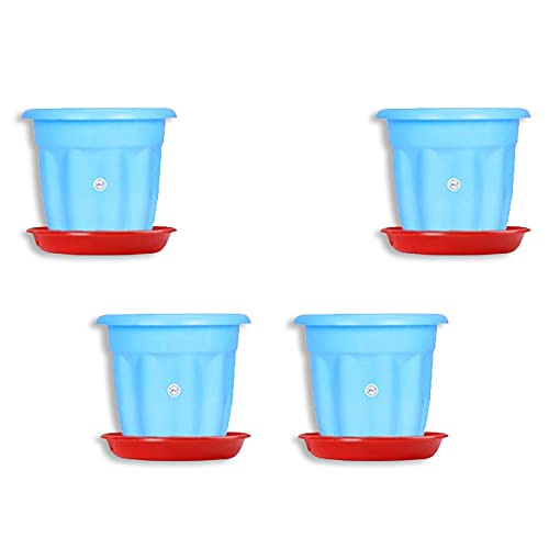 See full amazon price history chart for Kraft Seeds by 10club 6 Inch Wavy Collar Style with Bottom Plate Appealing Flower Planters Suitable for Home, Garden and Office Use – Blue - Pack of 4 Kraft Seeds by 10club 6 Inch Wavy Collar Style with Bottom Plate Appealing Flower Planters Suitable for Home, Garden and Office Use – Blue - Pack of 4 (B09374XN1N) Amazon Price History, Amazon Price Tracker