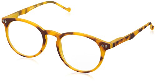 Peepers by PeeperSpecs Style Fifteen Round Reading Glasses, Honey Tortoise-Original Lenses, 47 mm + 1.5