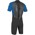 O'Neill Mens Reactor-2 2mm Back Zip S/S Spring Wetsuits, Black/Ocean, X-Large US - Image 2