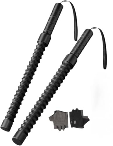 YAKINOバトルロープ ロープレスバトルロープ 自宅用 筋トレグッズ トレーニング 筋トレ フィットネス器具 レーニング用 ホームジム (バトルロープ + 黒の滑り止め手袋,ブラック)