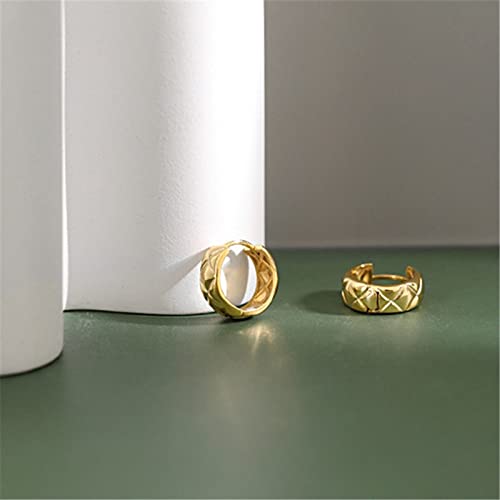 Boucles d'oreilles géométriques Argent 925 concaves haut de gamme - 2