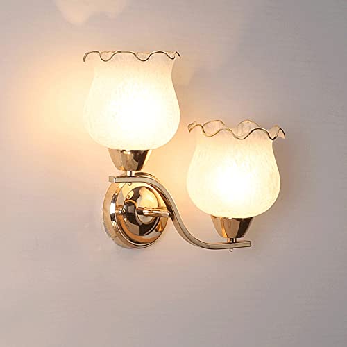 Lámpara de pared con flores para iluminación interior y dormitorios E27 4