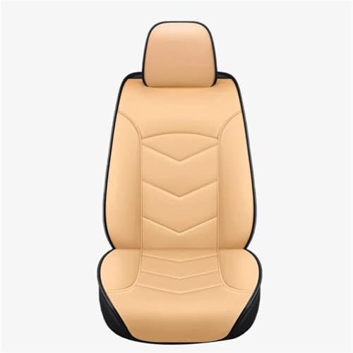 Housses de siège voiture universelles en cuir beige haut de gamme pour Suzuki