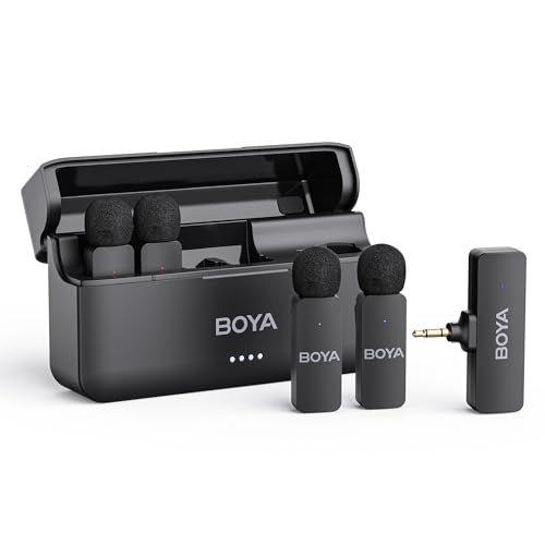 BOYA by-V4 Wireless Lavalier Microphone for Cameras