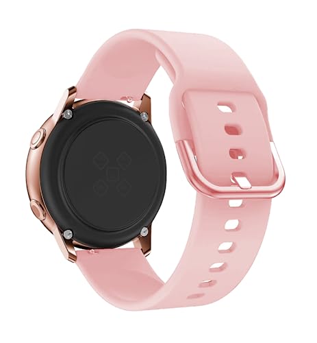 Image of YODI New Edition Soft Silicone Classic Strap Band For Redmi Watch 5 Lite Only [ Not for Any Other Models] (COLOR BUCKLE-PINK)