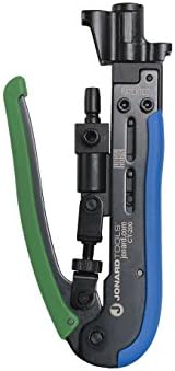 Jonard Tools CT-200, Universal Compression Tool with Dual Head for Coaxial Cable F Connector