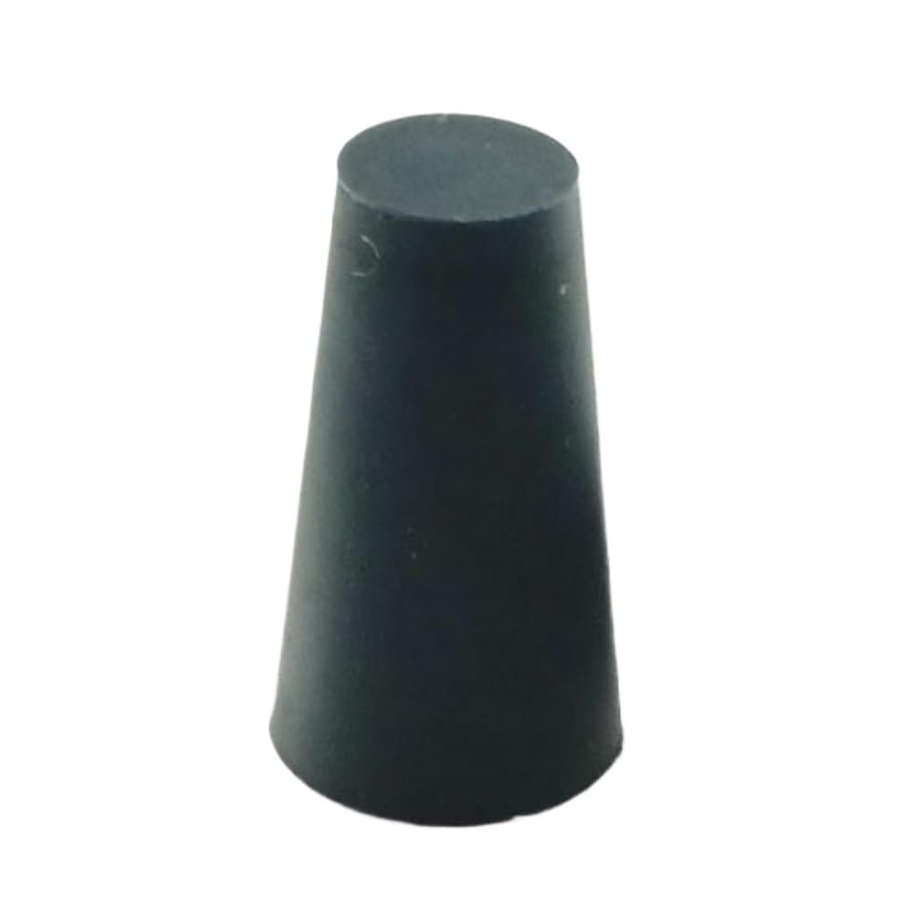 Black Conical Plugs High Temp Silicone Rubber, Round Powder Coating Plugs Masking Blanking Hole Stoppers(16x25x25mm)