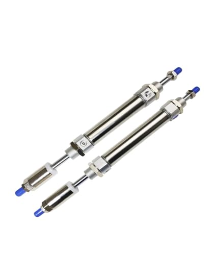 Vérin pneumatique miniature compact en acier inoxydable à course modulable
