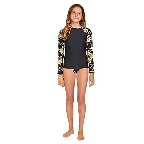 Volcom Girls' Simply Core Lycra Long Sleeve Rashguard 50+ Uv Protection