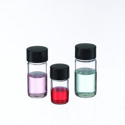 Wheaton Science Products W225293 Clear Borosilicate Glass Lab File Shorty Sample Vial with Phenolic Rubber Lined Screw Cap, 6 mL Capacity (Pack of 200)