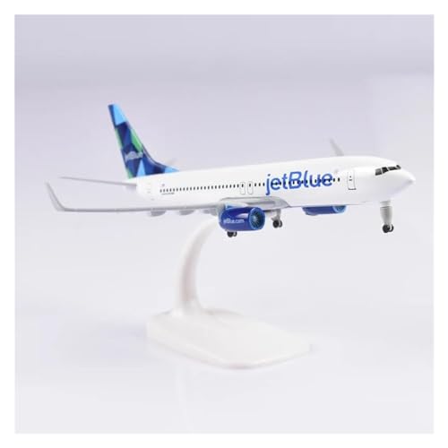 Modelo de avión Boeing 737 JetBlue ideal para decorar despachos y oficinas