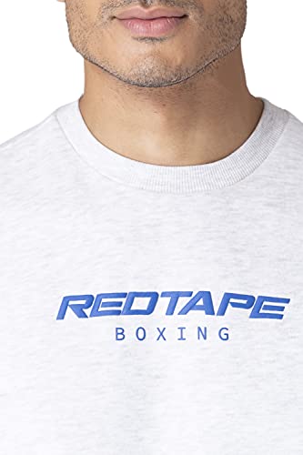 Image of Red Tape Men's Cotton Crew Neck Sweatshirt