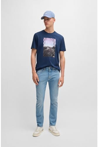 BOSS Herren Jeans_Trousers Delaware BO 10263385 03, Bright Blue430, 36W / 36L – Ansicht 3