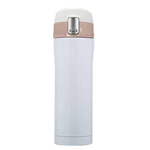 mug de voyage, TASSE D'EAU la Tasse Isolée À Thé En Acier Inoxydable Étudiant Haute Capacité Tasses Portables, 450Ml