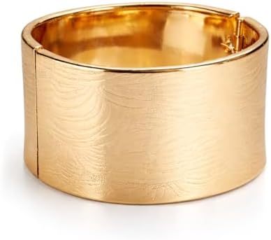 Only faith Brazalete Cuff para Mujer, Dorado y Plateado, Baño de ...
