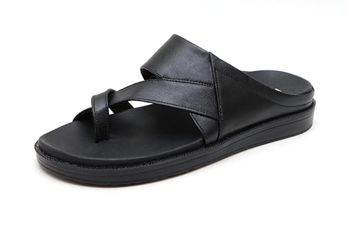 Image of GIBBON'S RODEO Series Men's Faux Leather Casual Outdoor Formal Slippers