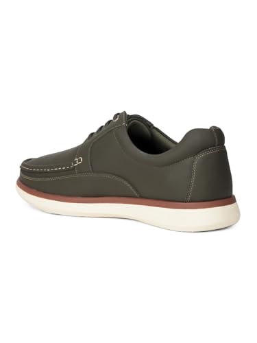 Image of Bata Comfit BLOB Derby, Men's Olive Formal Derby Shoes