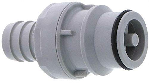 Colder Products Coupler, Polypropylene, Gray, Push In - HFC22812