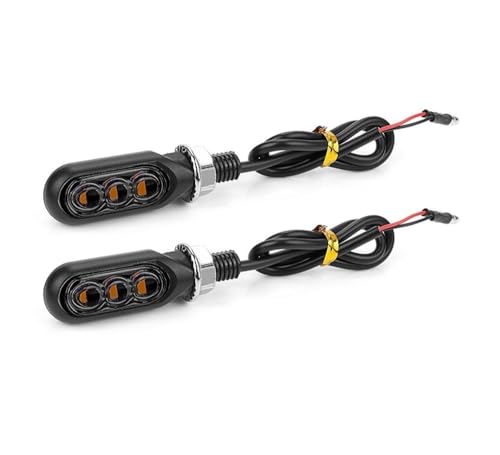 Clignotant LED M10 moto avec feu arrière et stop 12V haute luminosité