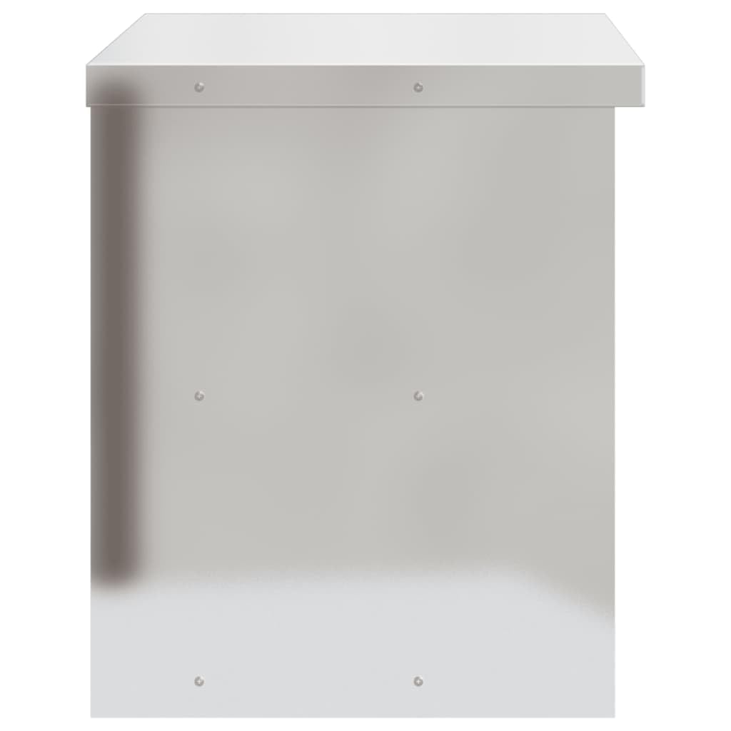 Küchen-Wandschrank mit Schiebetüren Edelstahl Küchenschrank mit Ablagen Wandmontage,Gastro Hängeschrank Schrank,92 x 40 x 46 cm (mit Tür)