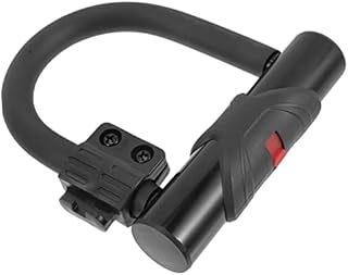 Bicycle Lock,Bikes Bikes Motorcycle Bike Reusable Cycle Lock Sturdy Bike Lock Outdoor u Lock U-Lock U-Shaped Lock Shear Resistance Sturdy u Lock Daily Use Motorcycle Lock Bike Supply Disc Black