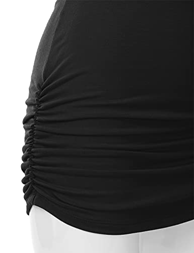 EIMIN Women's V-Neck Cami Sleeveless Stretch Comfy Shirring Tank Top (S-3XL)4