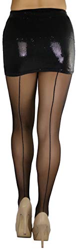 Image of ToBeInStyle Women's Timeless Backseam Pantyhose